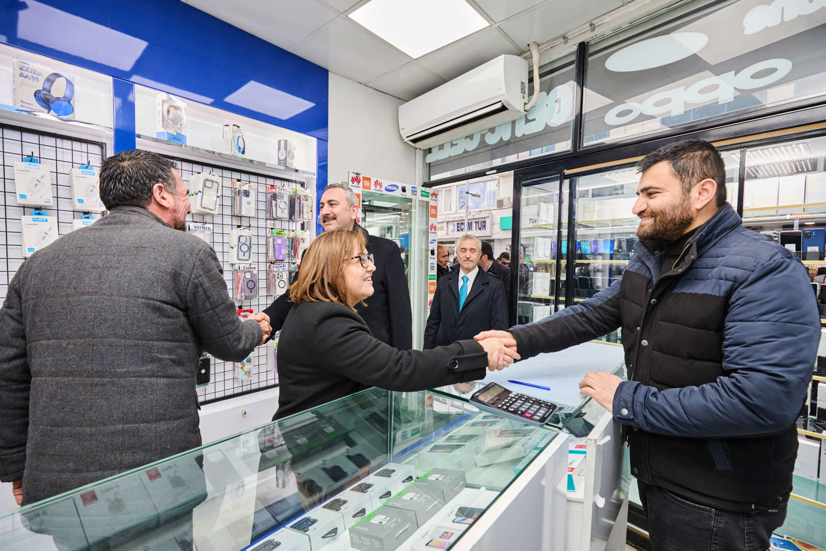 karagöz ve suburcu caddesi esnaf ziyareti