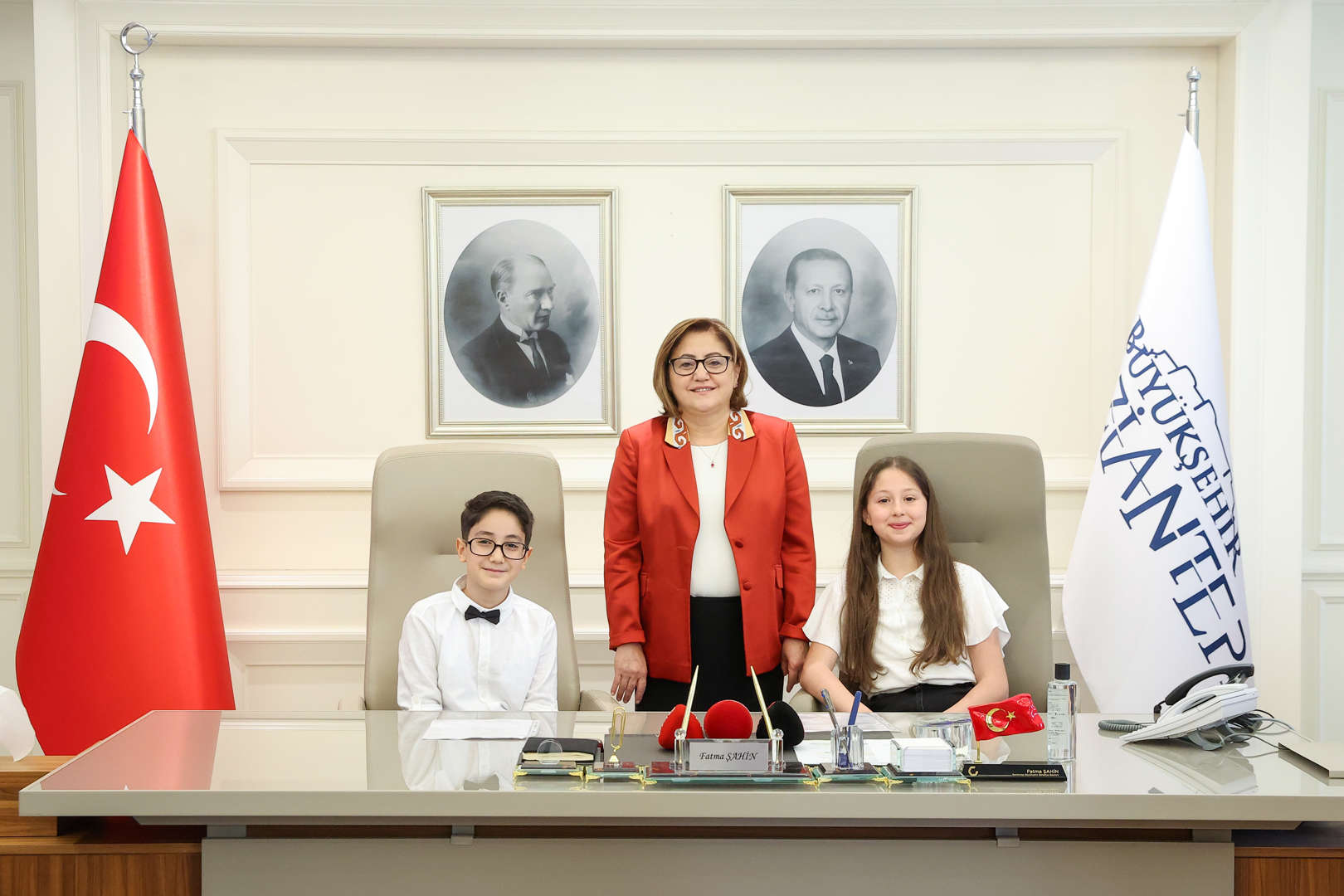 23 nisan ulusal egemenlik ve çocuk bayramı’nda gaziantep büyükşehir’de önemli misafirlerimiz vardı