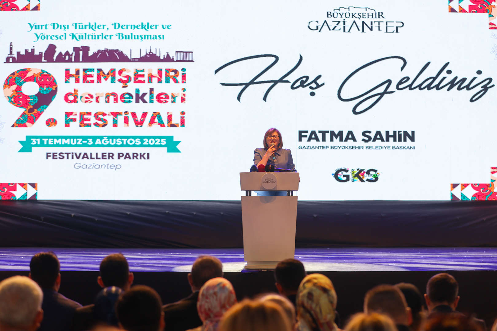 9. hemşehri dernekleri festivali'nin açılışı yapıldı