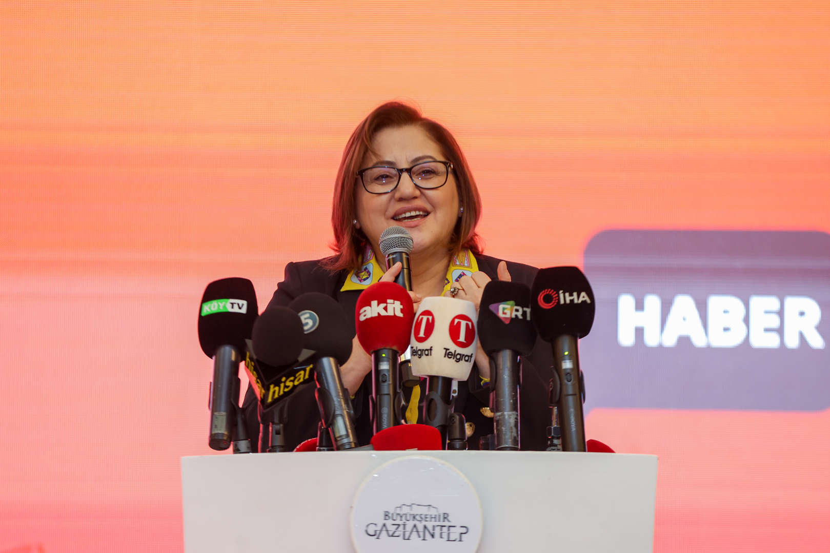 basın mensuplarıyla bir araya geldik