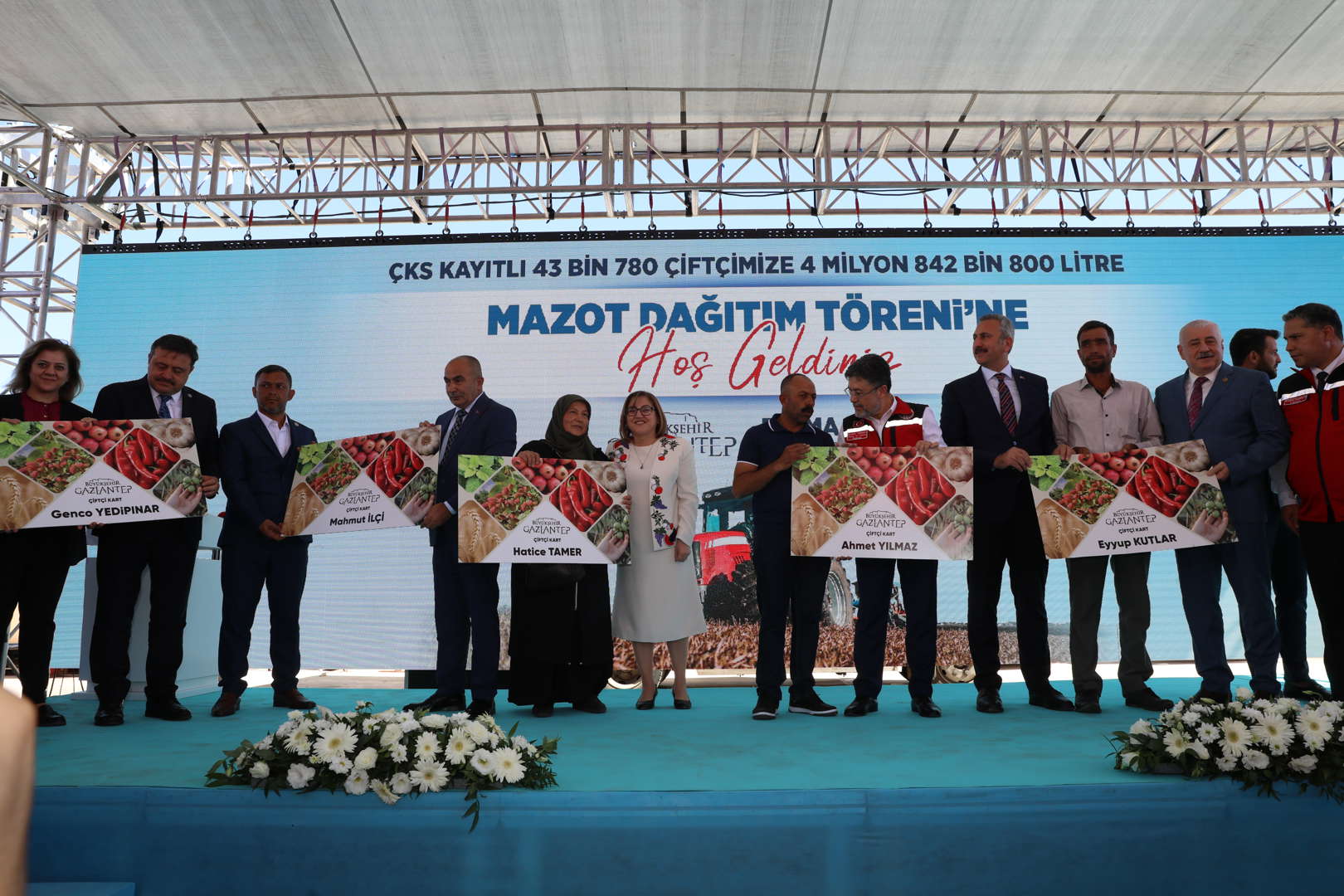 çiftçilerimize 13 milyon 277 litre mazot desteği veriyoruz