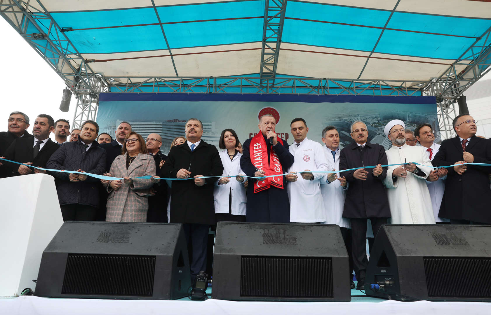 cumhurbaşkanımız sayın recep tayyip erdoğan'ın katılımıyla gaziantep şehir hastanesi'nin resmi açılışı yapıldı