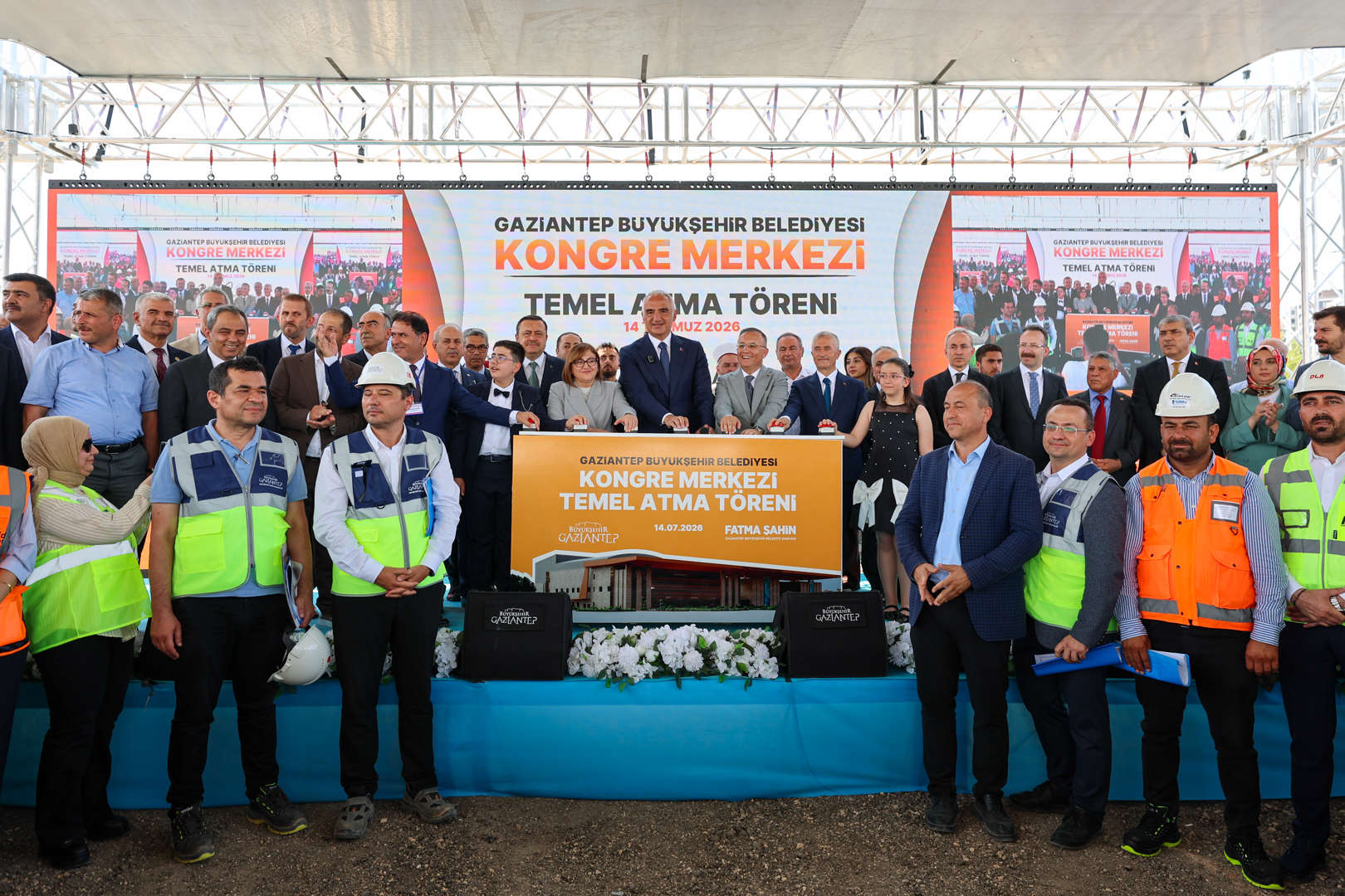 gaziantep’imize yakışan kongre ve fuar merkezimizin temelini attık