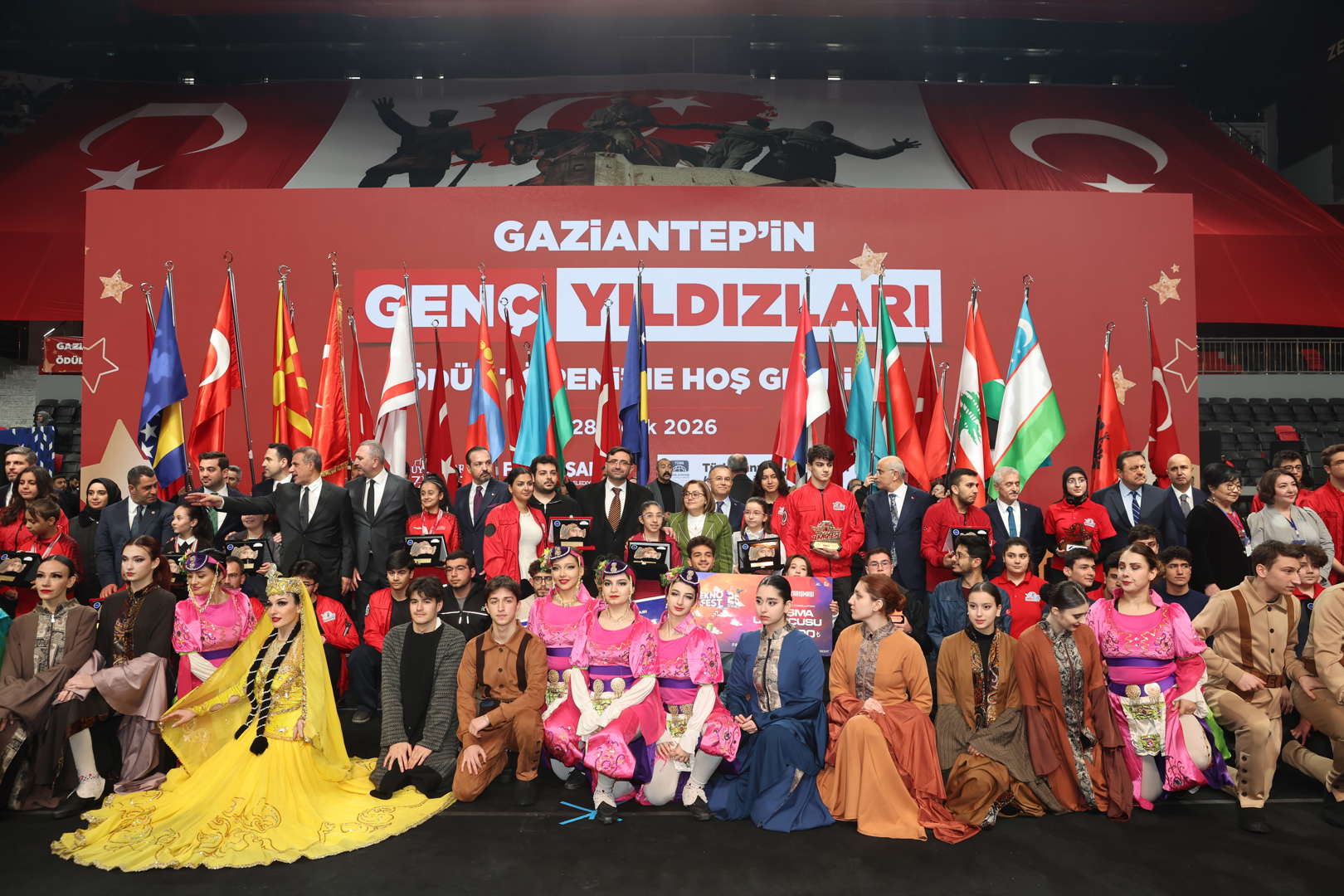gaziantep’in genç yıldızları ödülle taçlandı