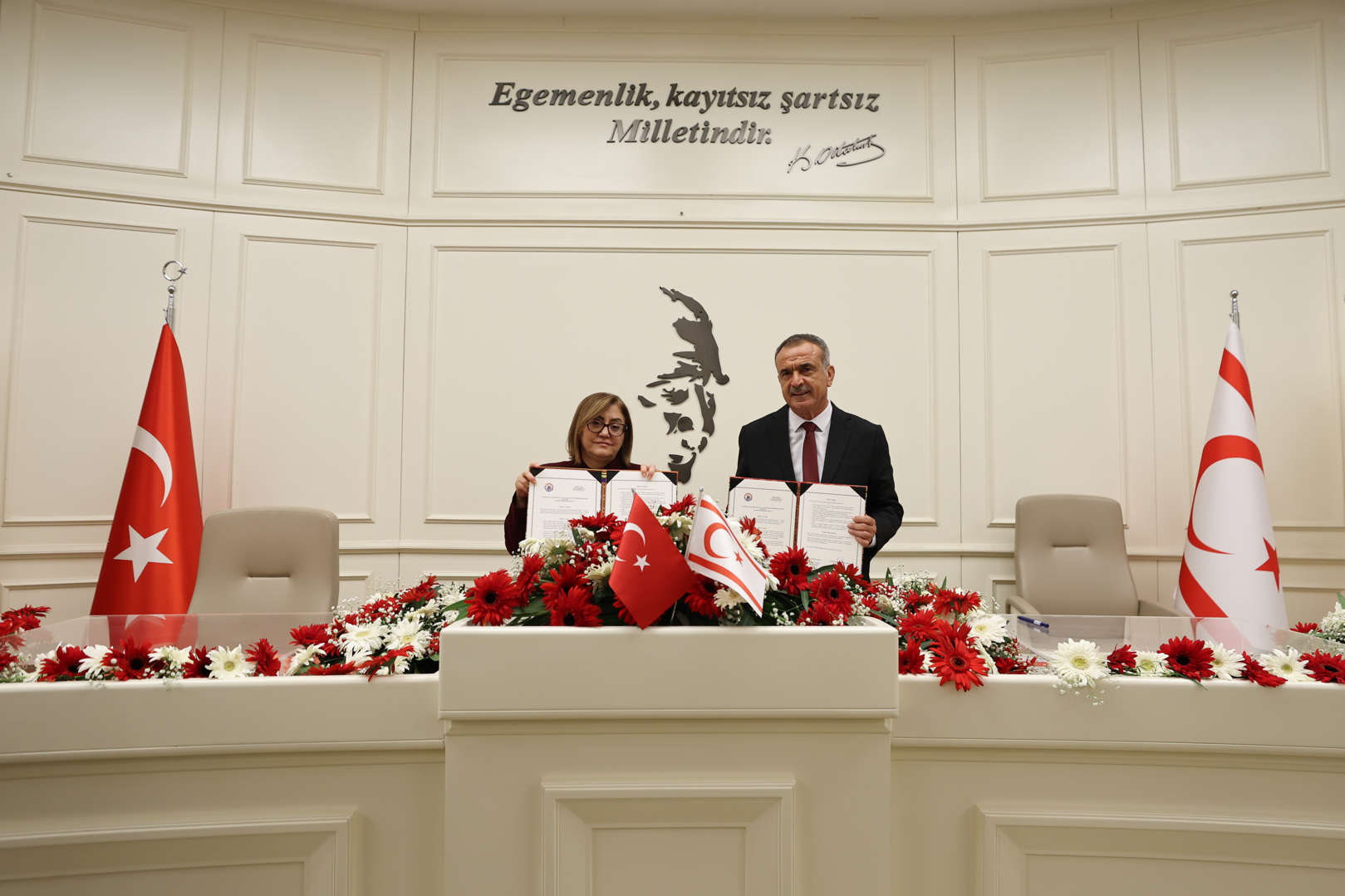 iki gazi şehir, ortak gelecek için kardeş oldu