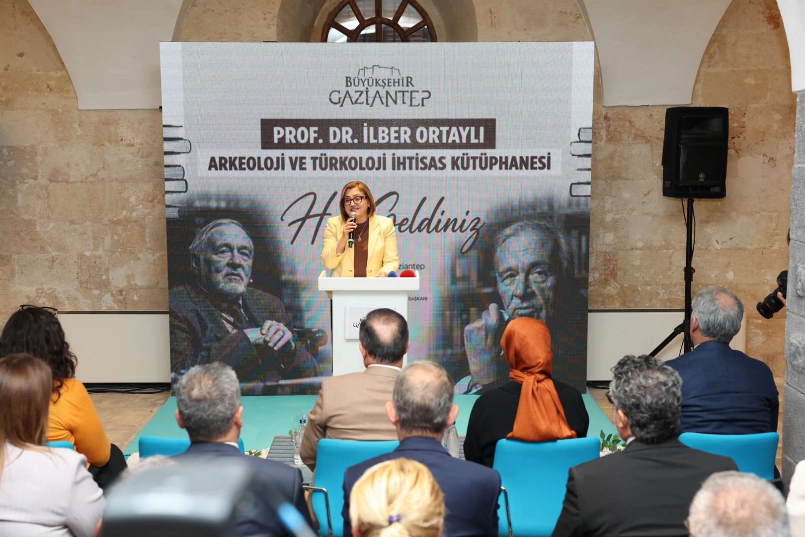 prof.dr.ilber ortaylı arkeoloji ve türkoloji ihtisas kütüphanesi'nin açılışını yaptık
