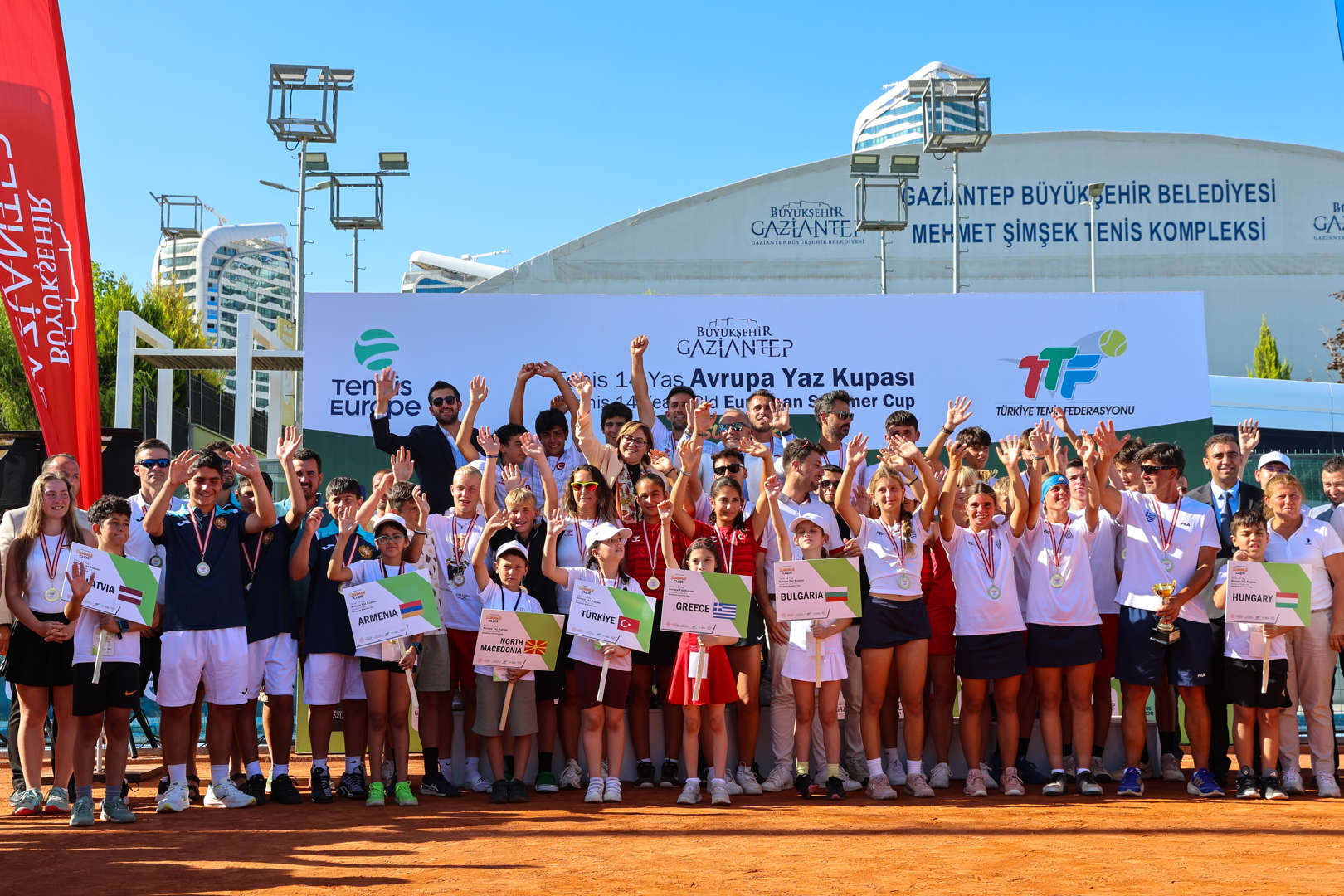 uluslararası tenis 14 yaş avrupa yaz kupası’nın finali gaziantep’te tamamlandı!